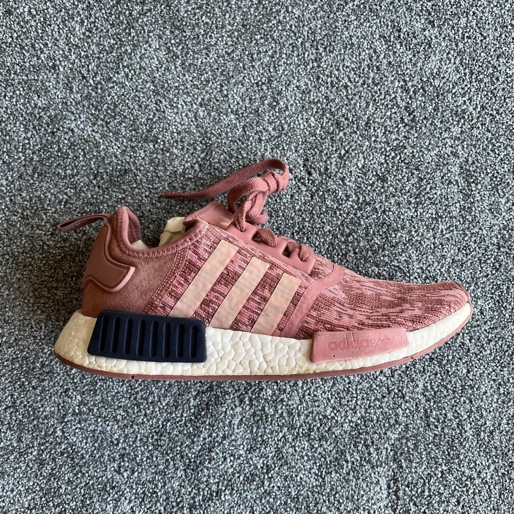 Adidas NMD R1 Pink White Boost BY9868 Women’s Size 8.5 Running Shoes